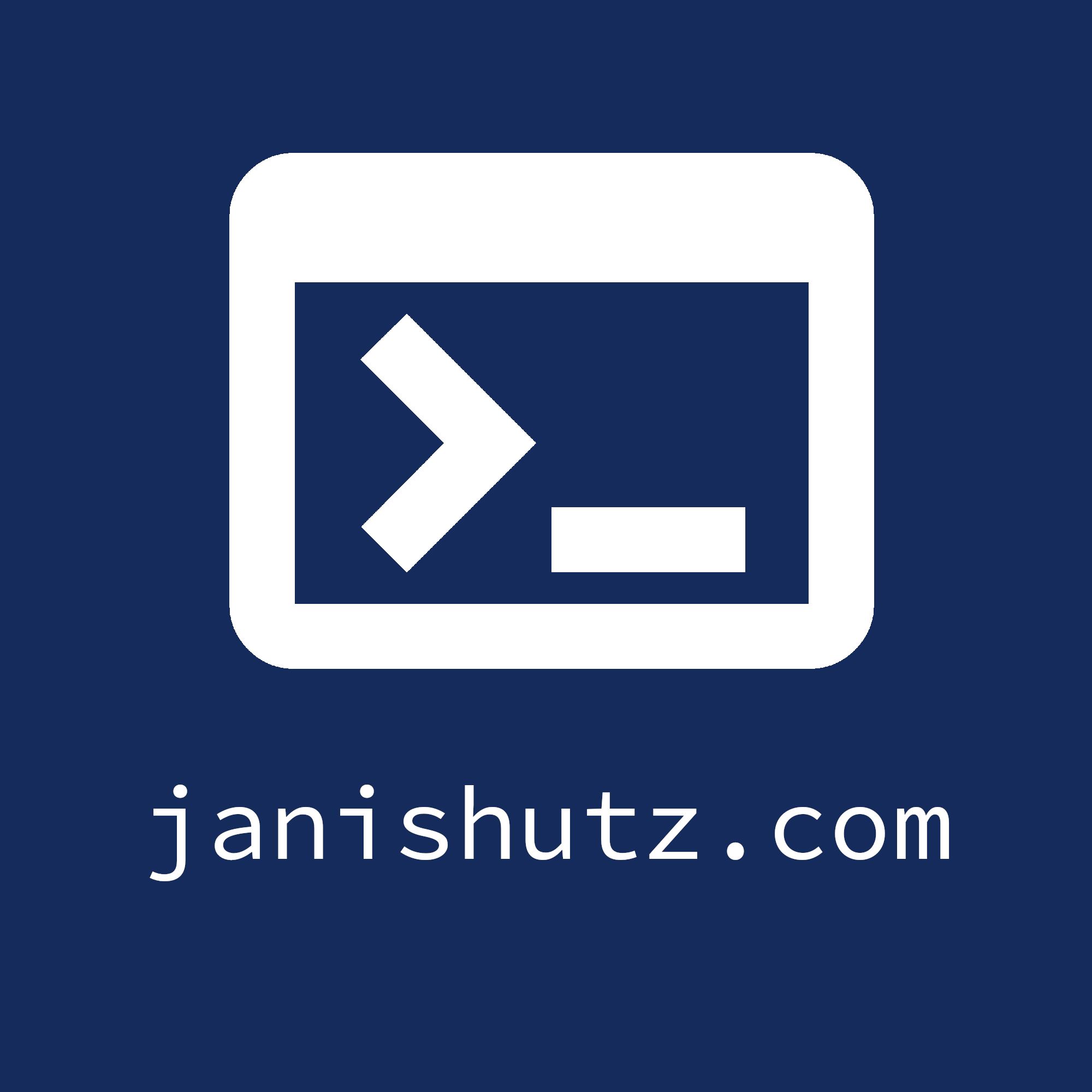 Blog janishutz